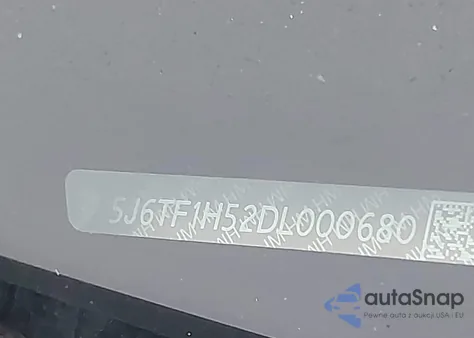 2013 Honda Crosstour Ex-L V6 z USA, uszkodzony, nr VIN 5J6TF1H52DL000680